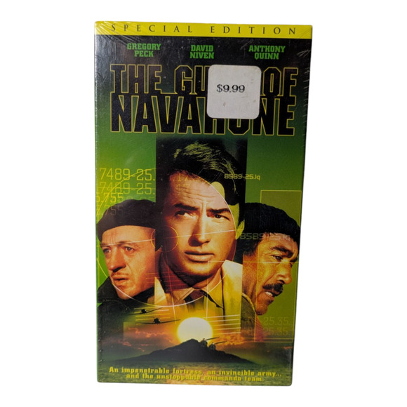 VHS - The Guns of Navarone Movie - Brand New - Sealed - Vintage-Collectable 1961 - Picture 1 of 4